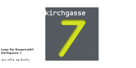 Logo Bauprojekt MFH Kirchgasse 7, acv infra ag, Buchs
